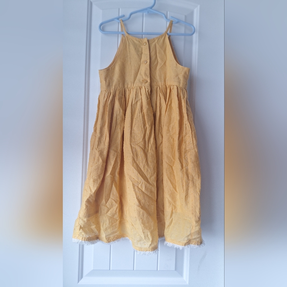 Tahari Yellow Sleeveless Halter Sundress